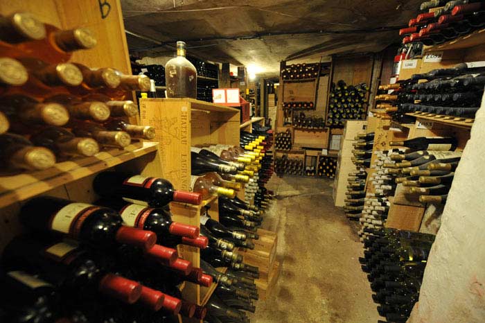 Wine cellar at Graycliff Hotel in Nassau, Bahamas