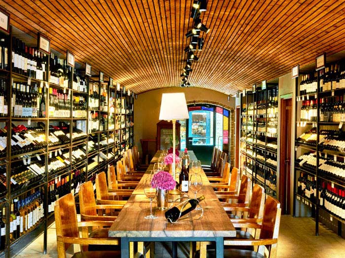 Wine cellar at Restaurant Latour in New Jersey