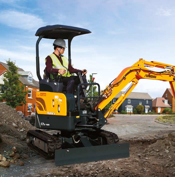 Hyundai R17-9 mini excavator Hyundai R17-9 mini excavator