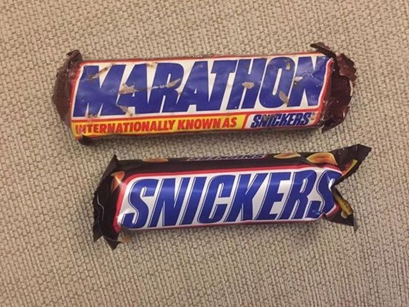 Marathon chocolate bars