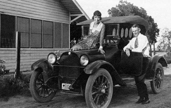 Henry Ford and his family