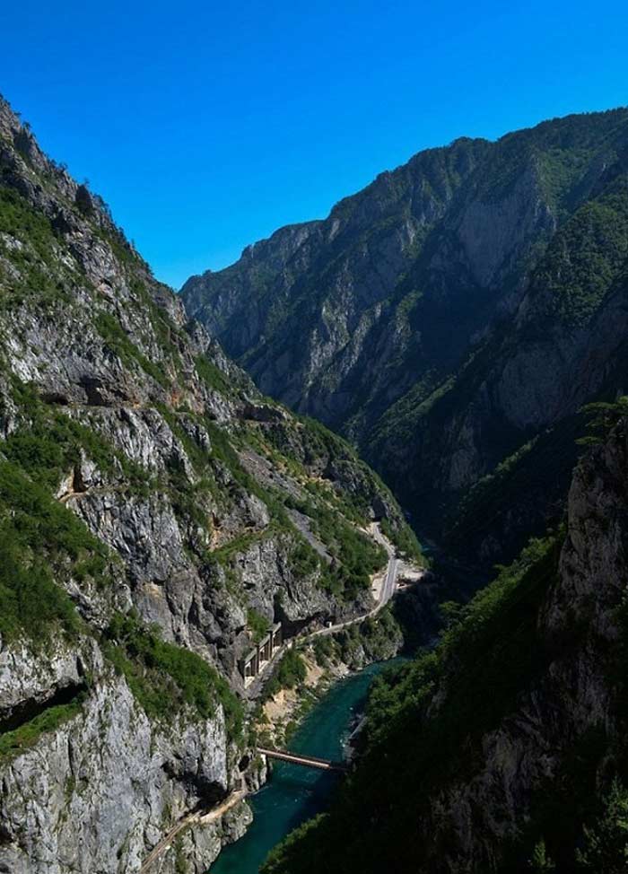 Tara River Canyon. Montenegro